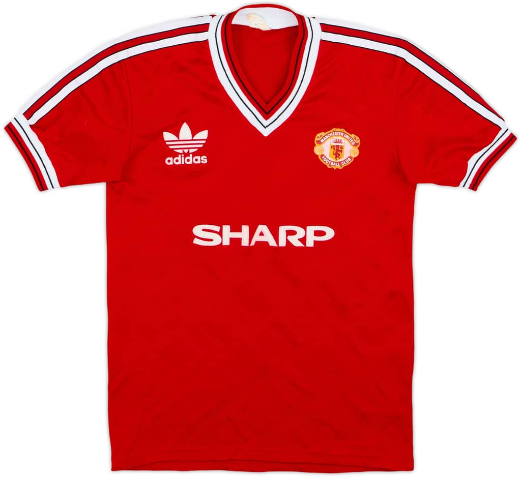 1986-88 Manchester United Camiseta de local - 9/10 - (L.Niños)