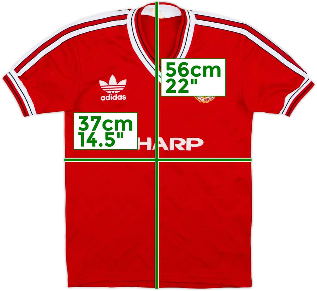 1986-88 Manchester United Camiseta de local - 9/10 - (L.Niños)