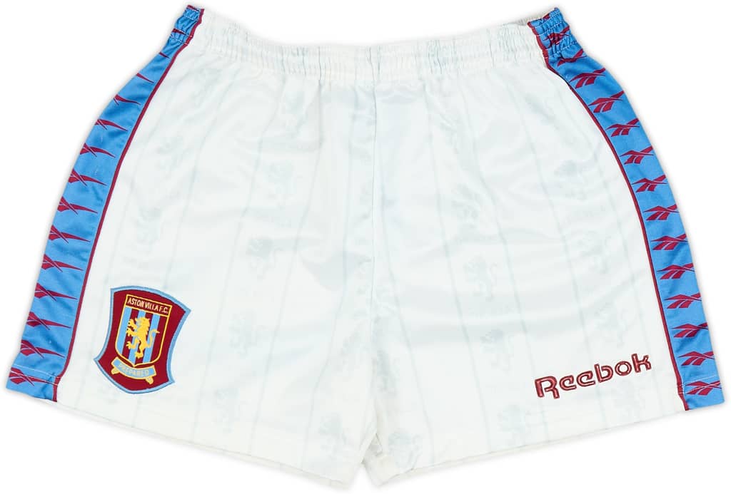 1995-96 Aston Villa Home Shorts - 8/10 - (S)