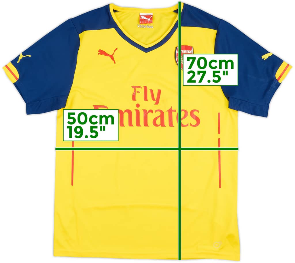 2014-15 Arsenal Away Shirt - 5/10 - (M)