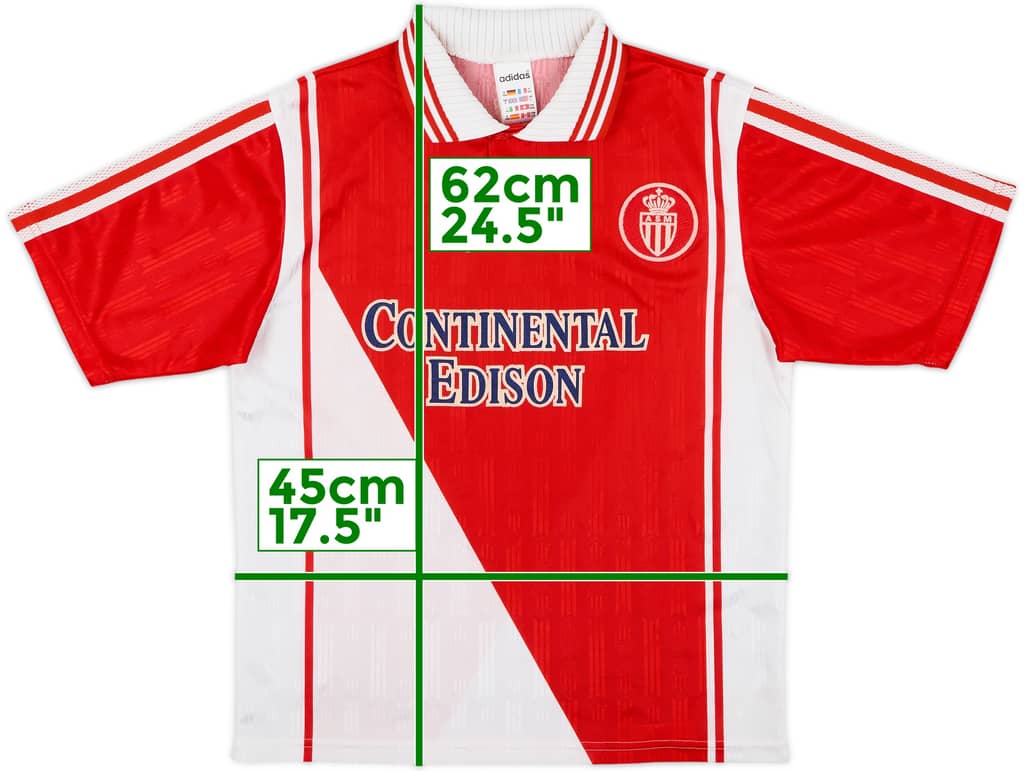 Camiseta de local del Monaco 1996-98 - 8/10 - (Y)