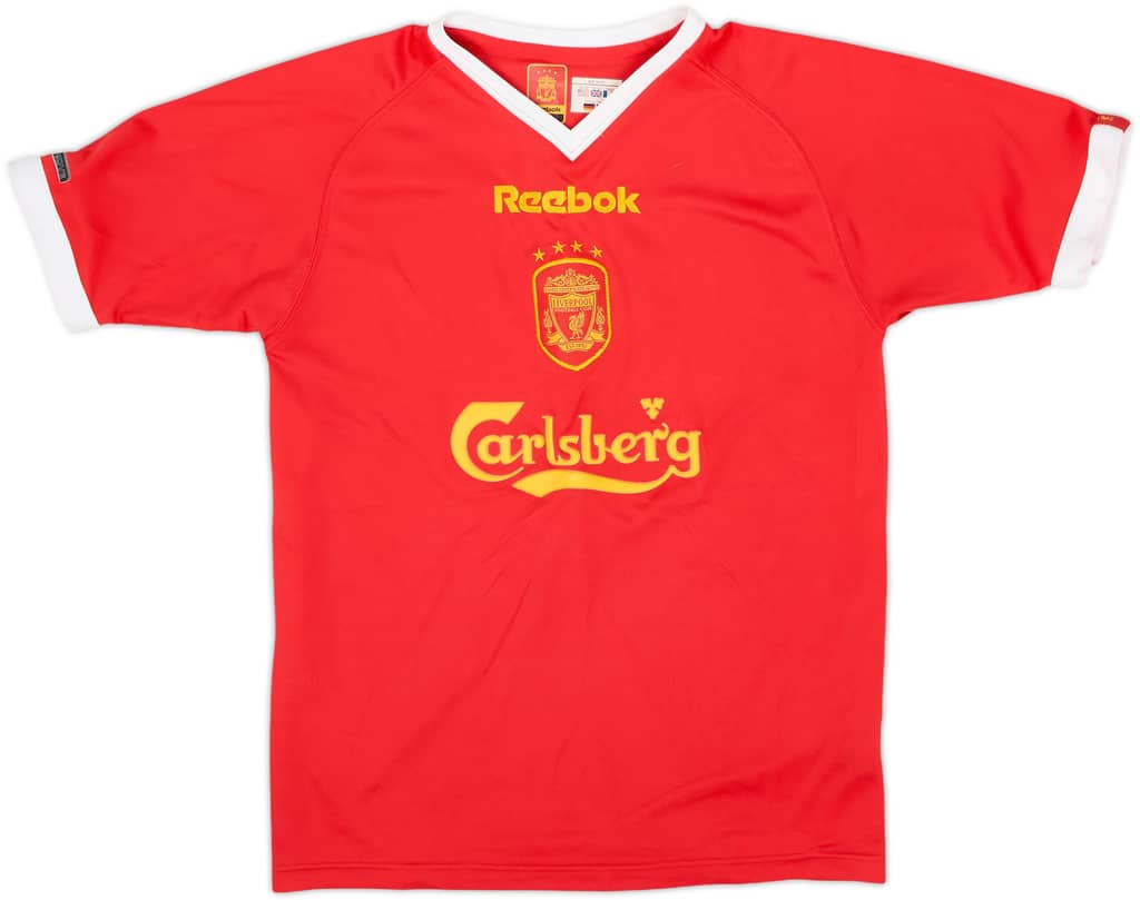 2001-03 Liverpool CL Shirt - 10/10 - (M.Boys)