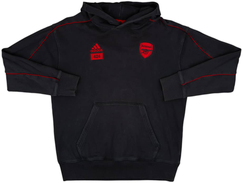 2020-21 Arsenal x 424 adidas Hooded Top - 6/10 - (L)