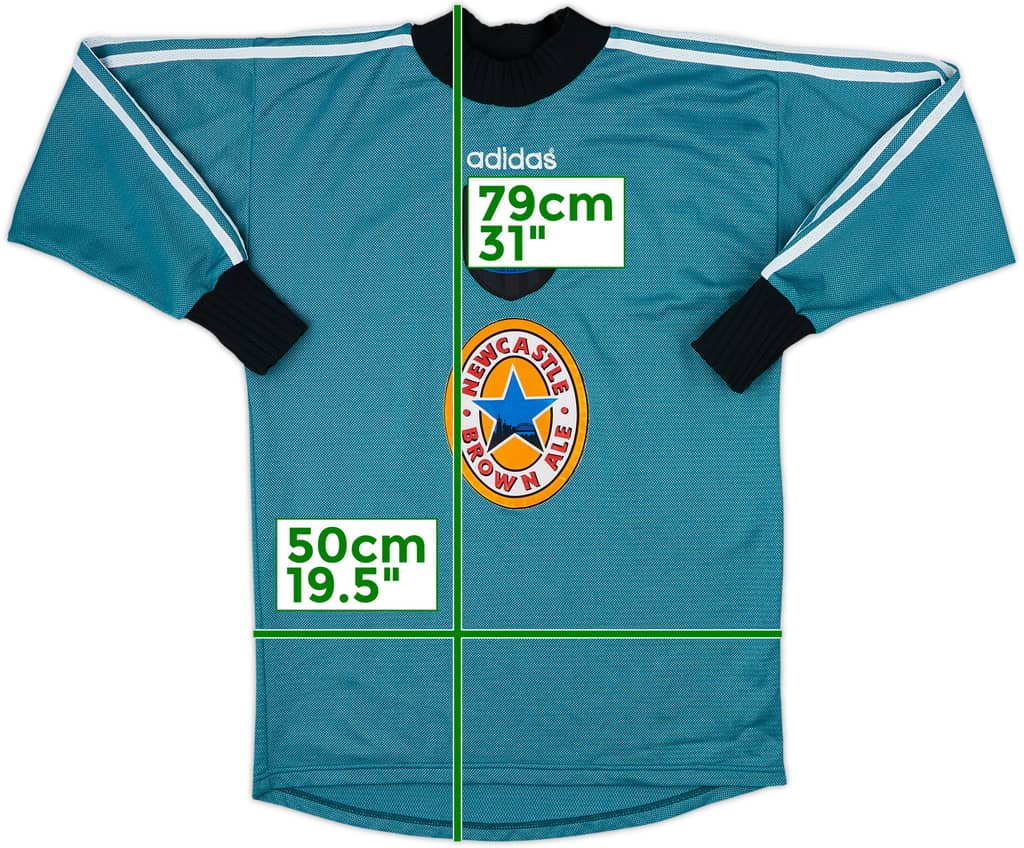 1996-97 Newcastle GK Shirt - 6/10 - (S)