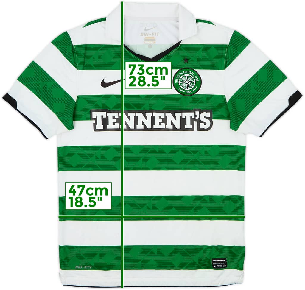 2010-12 Celtic Home Shirt - 6/10 - (S)