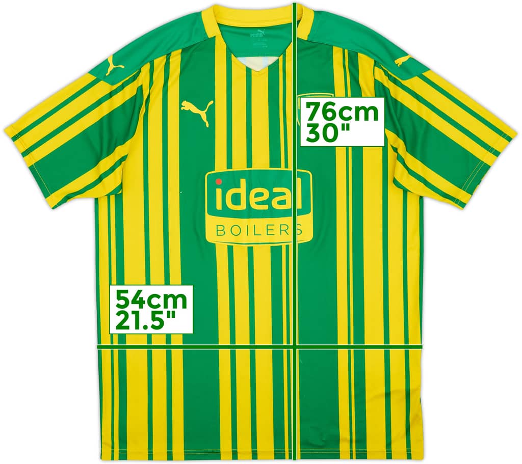 2020-21 West Brom Away Shirt - 5/10 - (XL)