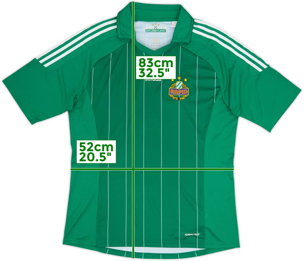 2011-12 Rapid Vienna Player Issue Home Shirt - 6/10 - (XL)