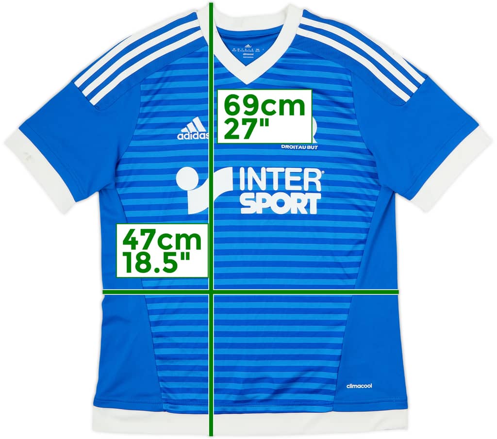 2015-16 Olympique Marseille Third Shirt - 6/10 - (XL.Boys)