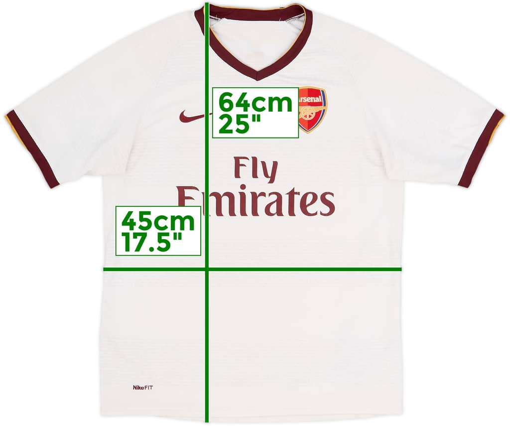 2007-08 Arsenal Away Shirt - 6/10 - (L.Boys)