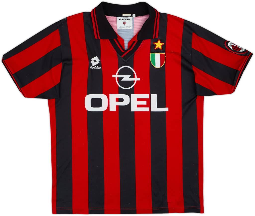 1996-97 AC Milan Home Shirt - 5/10 - (XL.Boys)