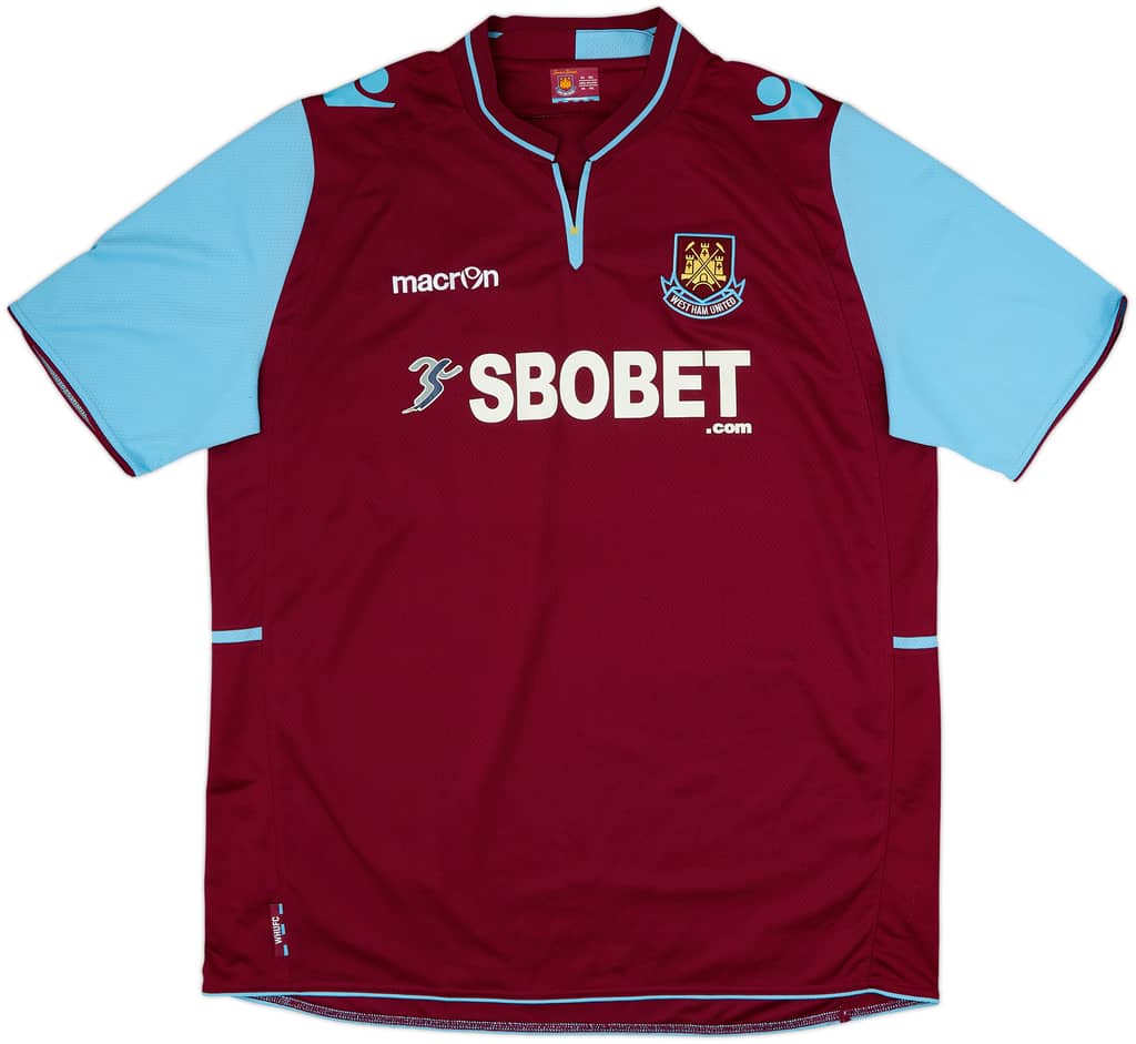 2012-13 West Ham Home Shirt - 8/10 - (4XL)