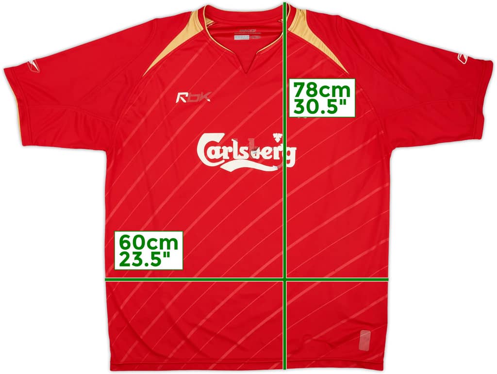 2005-06 Liverpool CL Home Shirt - 4/10 - (XL)