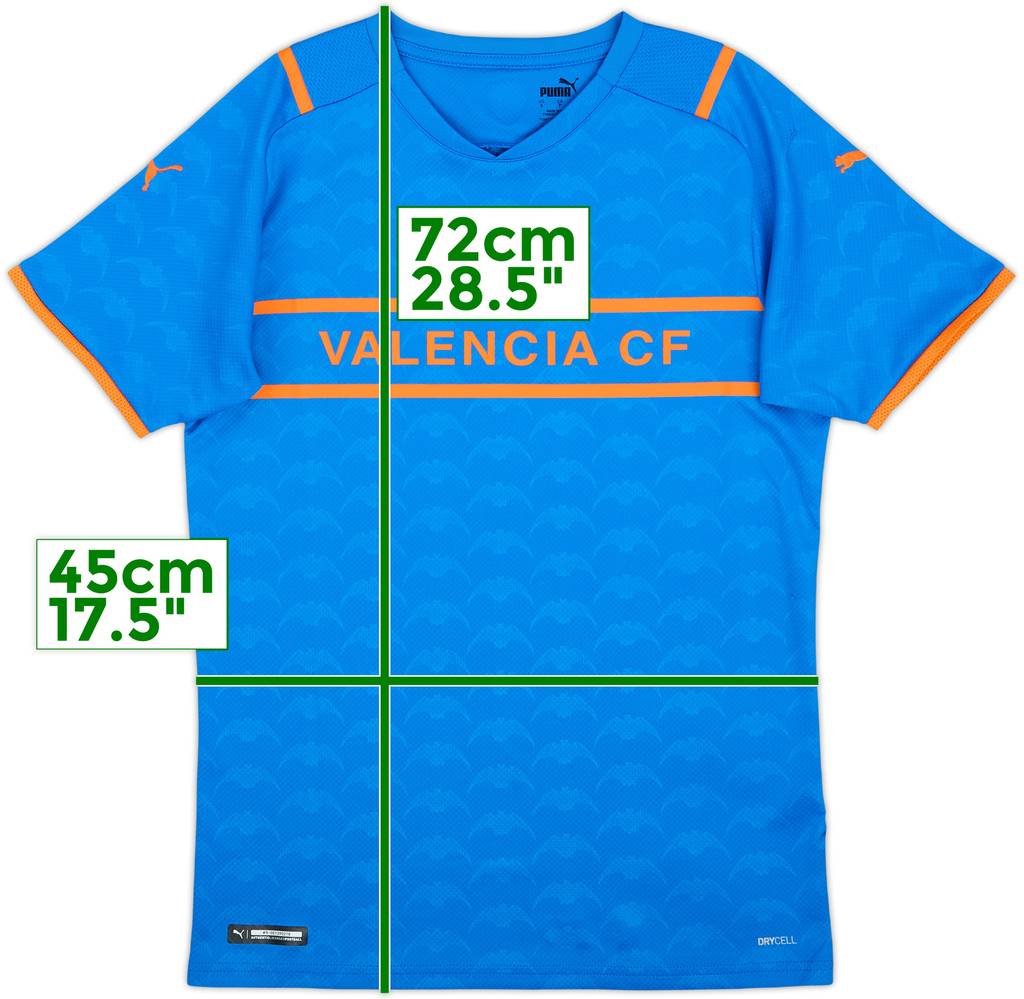 2021-22 Valencia Third Shirt - 9/10 - (S)