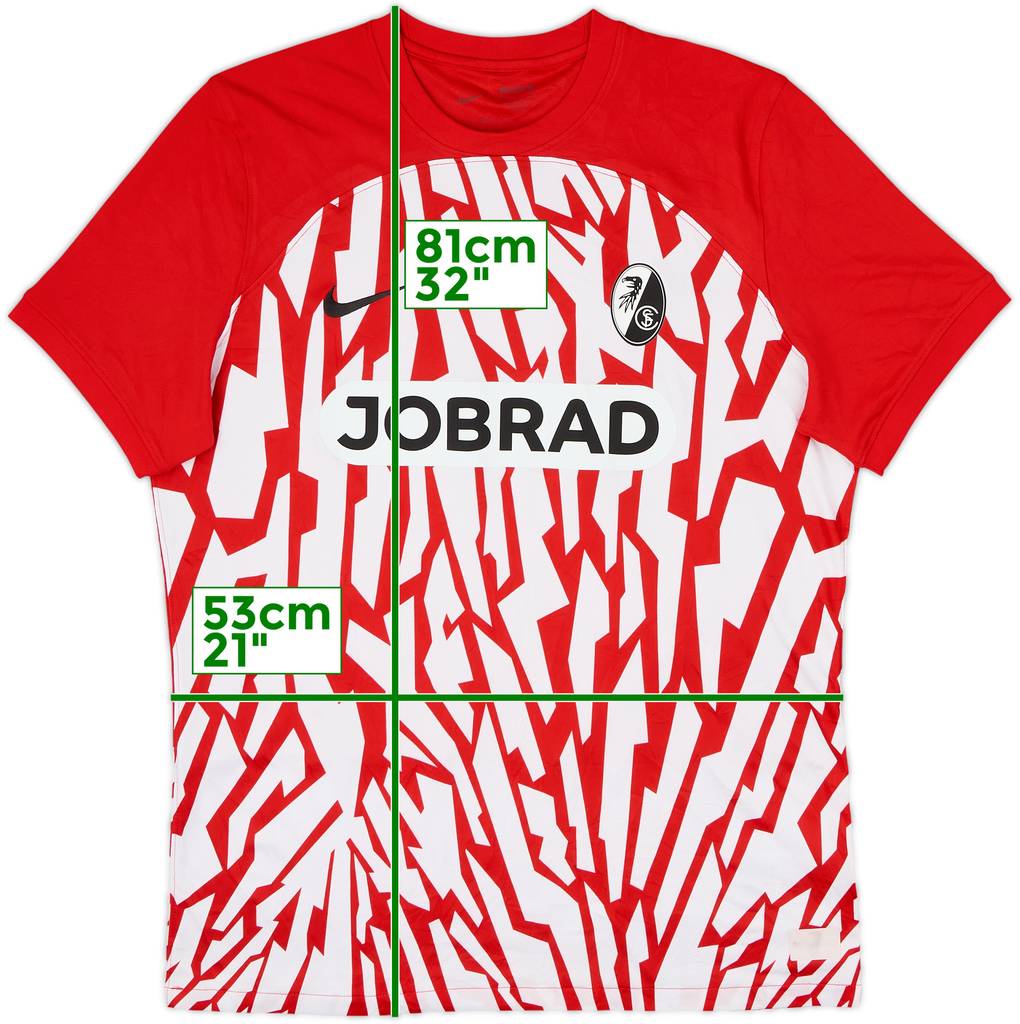 2023-24 Freiburg Home Shirt - 8/10 - (XL)