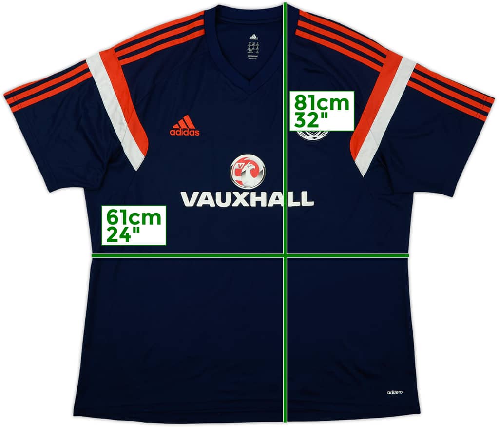 2013-14 Scotland adizero Training Shirt - 6/10 - (XXL)