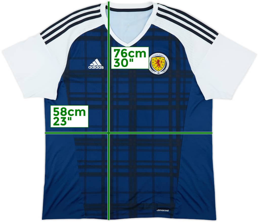 2015-17 Scotland Home Shirt - 6/10 - (XL)