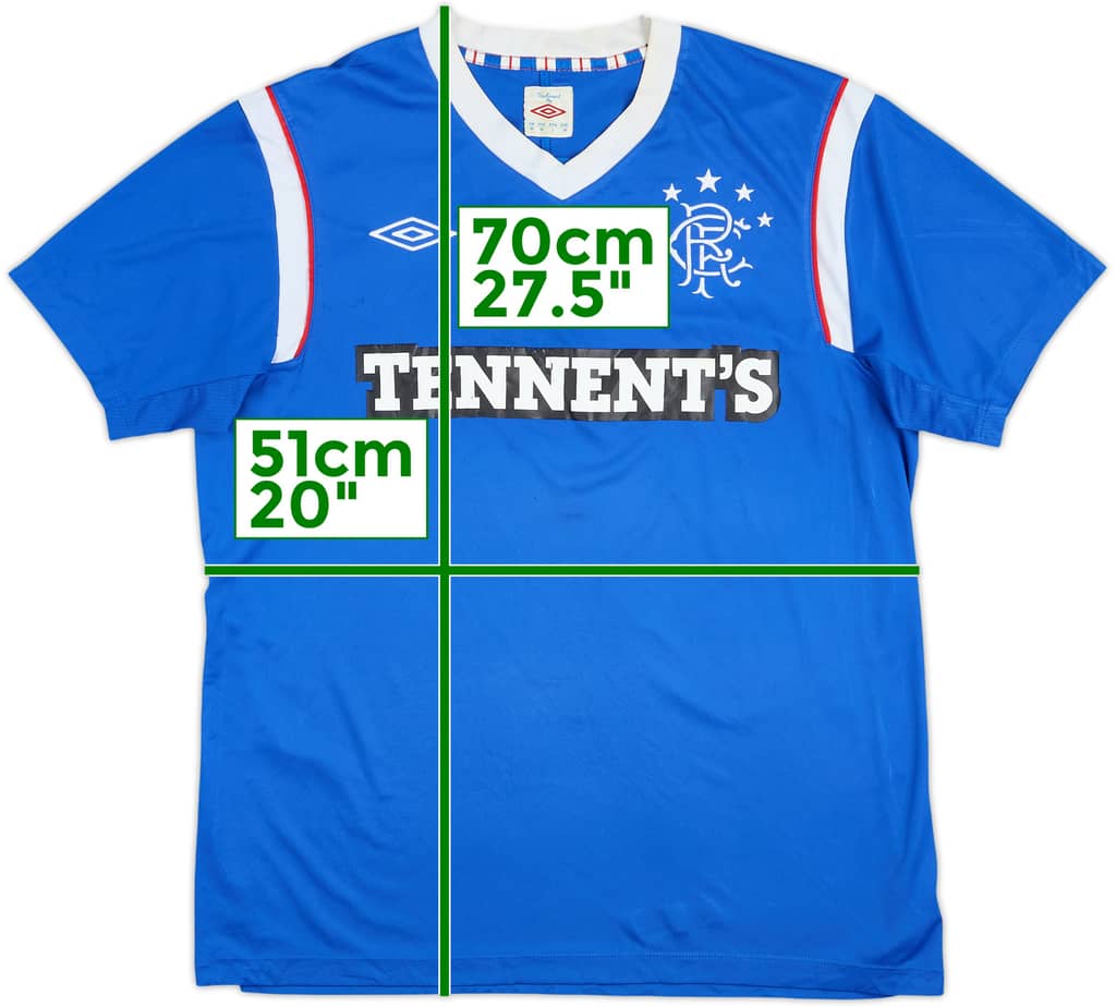 2011-12 Rangers Camiseta Local - 5/10 - (M)