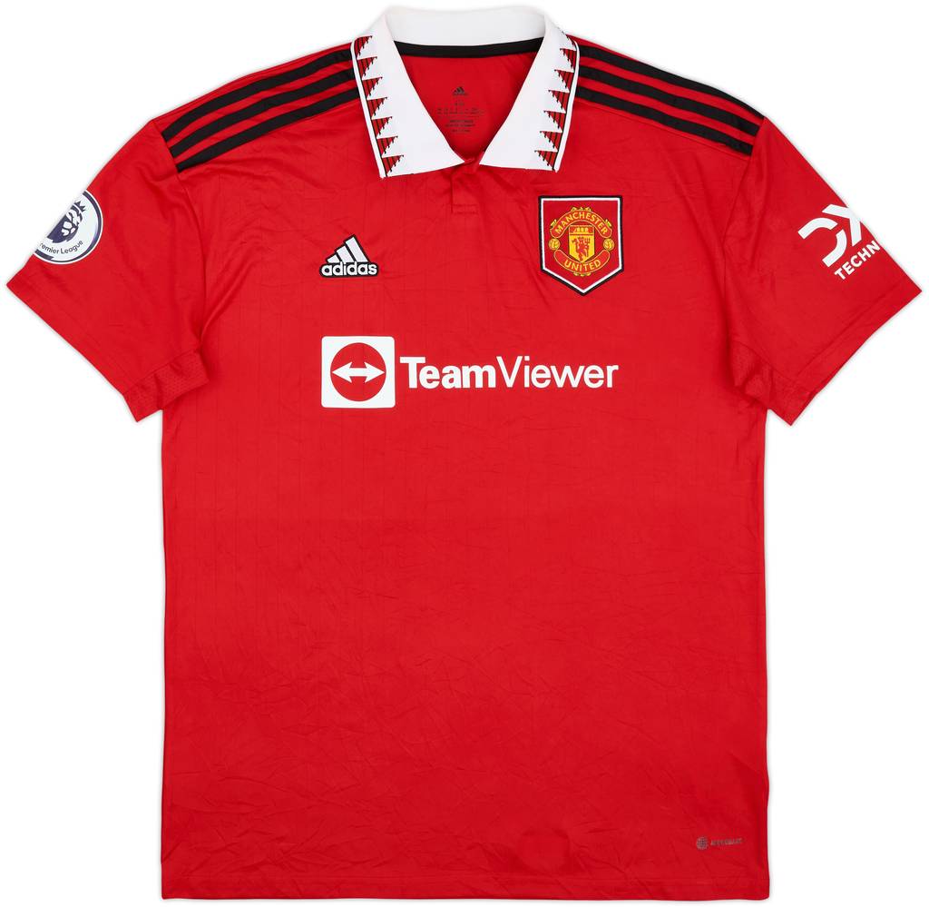 2022-23 Manchester United Home Shirt - 9/10 - (4XL)