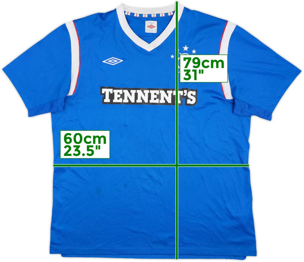 2011-12 Rangers Home Shirt - 5/10 - (XXL)