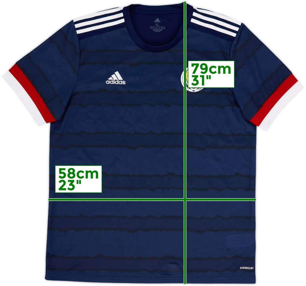 2020-22 Escocia Camiseta Local - 9/10 - (XL)