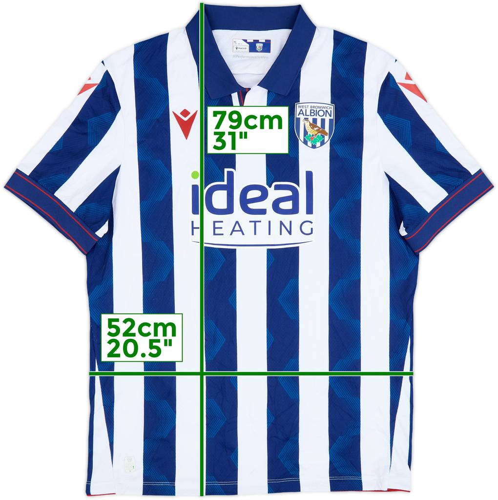 2024-25 West Brom Home Shirt - 7/10 - (XL)