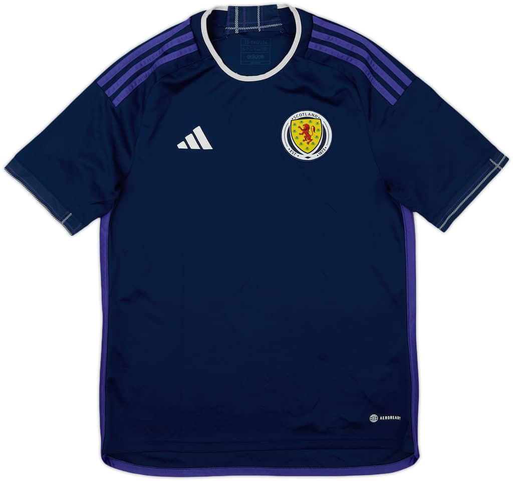 2022-23 Scotland Home Shirt - 6/10 - (XL.Boys)