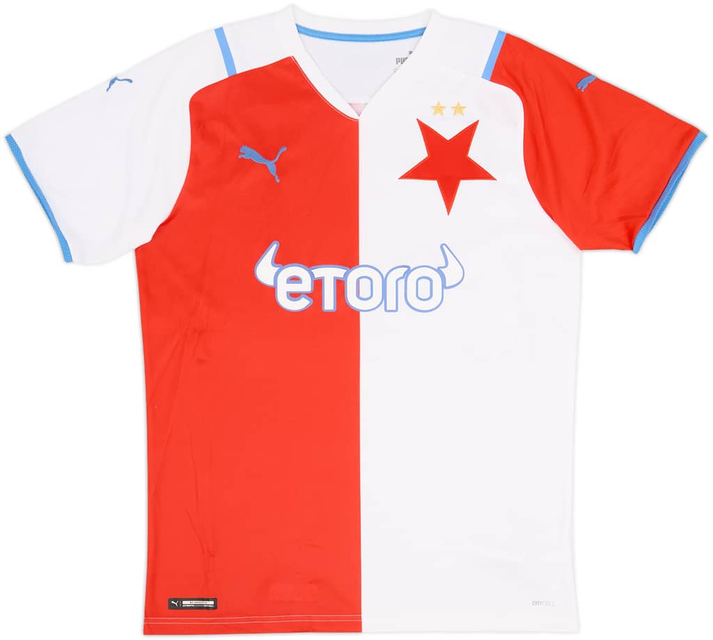 2021-22 Slavia Prague Home Shirt - 6/10 - (M)