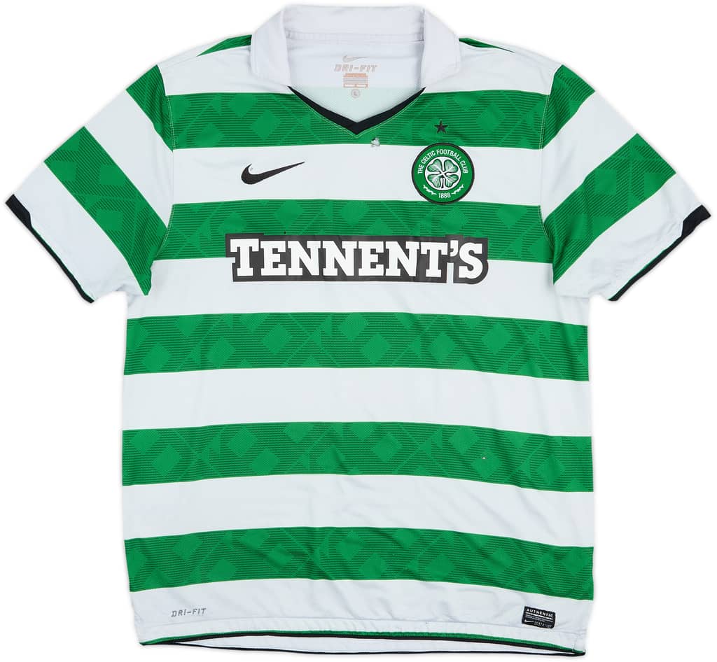 2010-12 Celtic Home Shirt - 3/10 - (L)