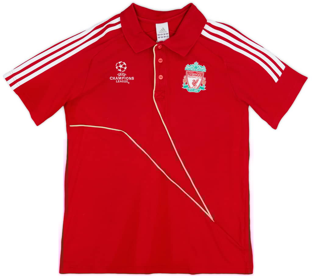2009-10 Liverpool adidas CL Polo Shirt - 6/10 - (M)