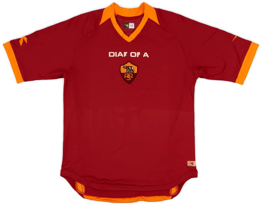 2006-07 Roma Home Shirt - 4/10 - (XS)