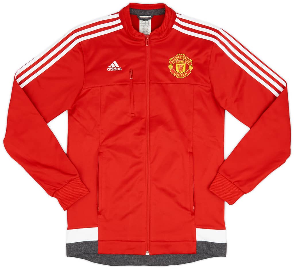 2015-16 Manchester United adidas Track Jacket - 9/10 - (S)