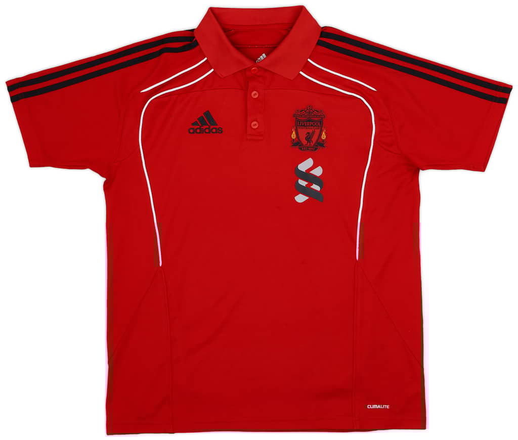 2010-11 Liverpool adidas Polo Shirt - 8/10 - (M/L)