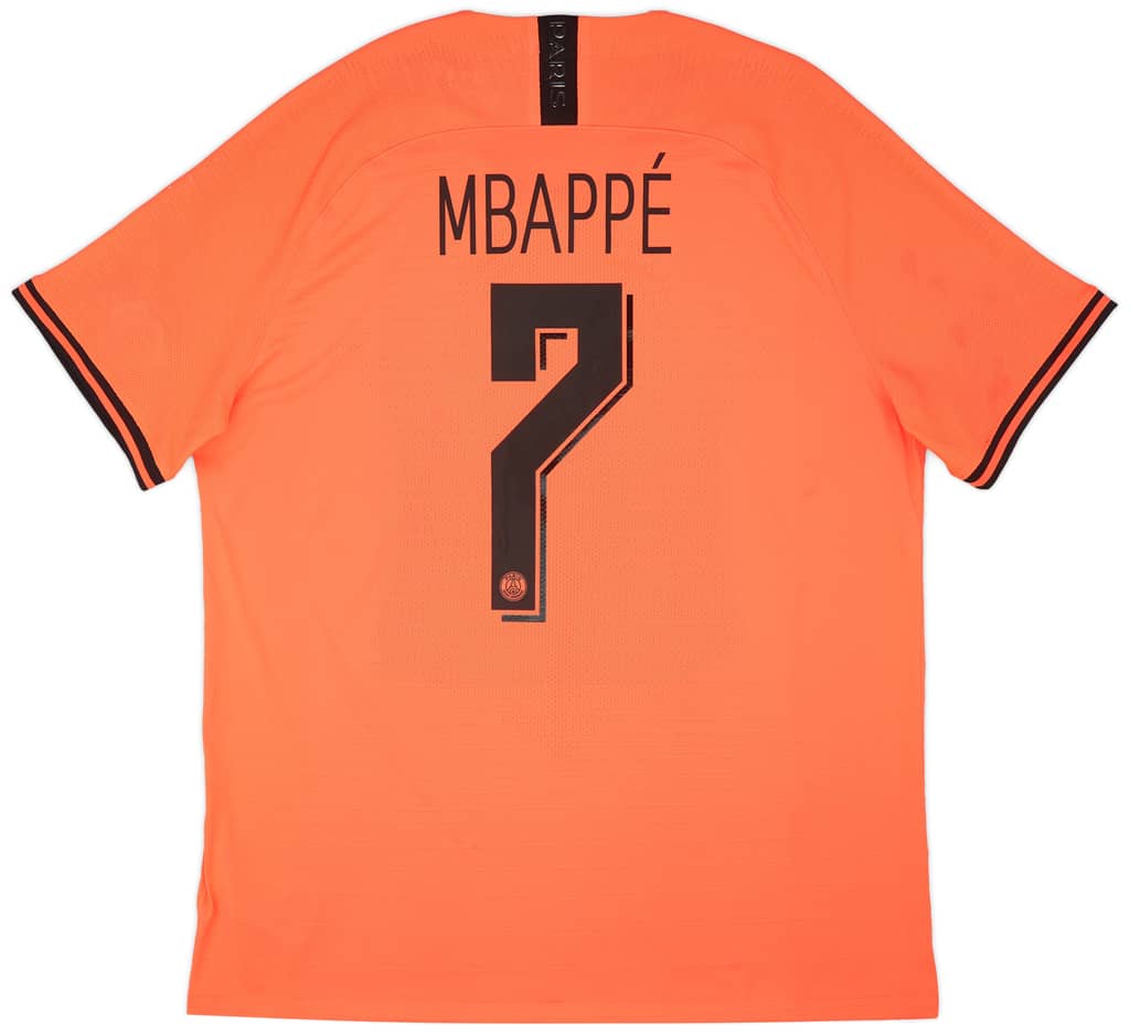 2019-20 Paris Saint-Germain x Air Jordan Authentic Away Shirt Mbappe #7