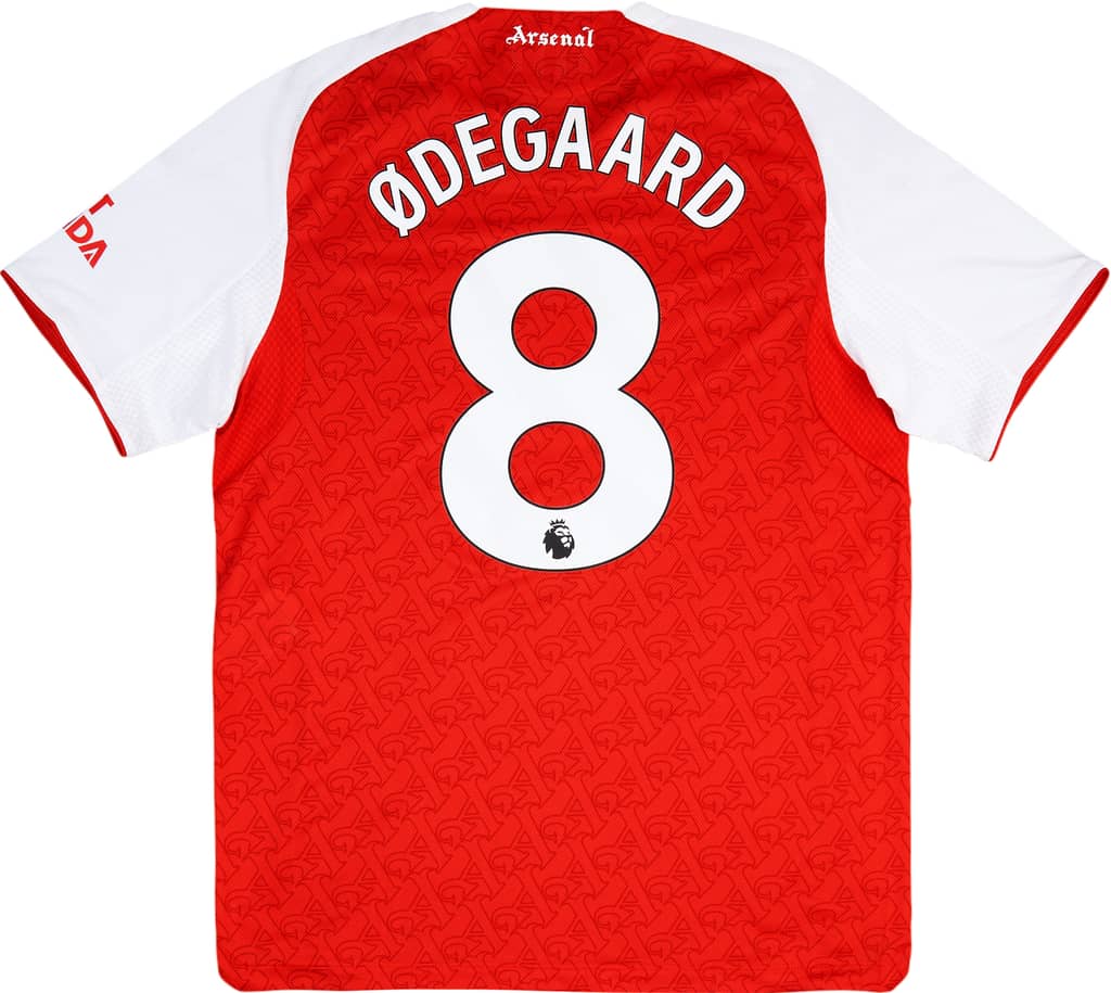 2025-26 Arsenal Authentic Home Shirt Odegaard #8