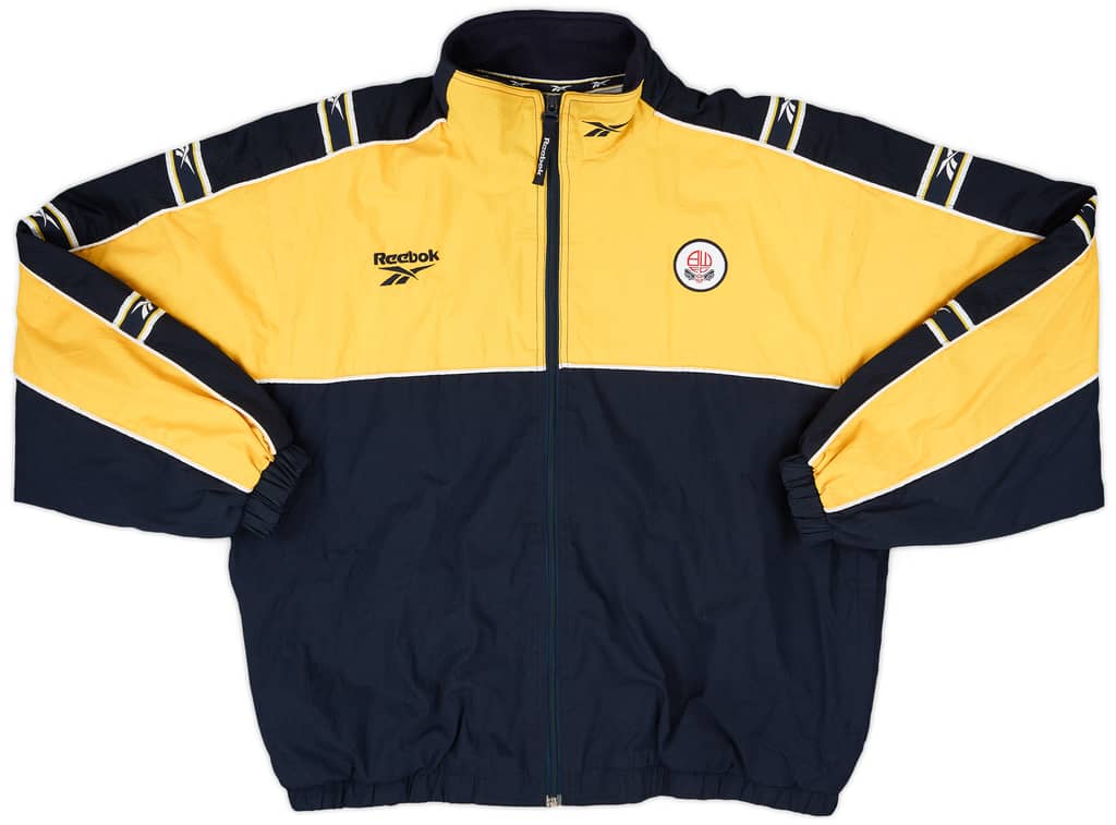 1999-01 Bolton Wanderers Reebok Track Jacket - 8/10 - (XL)