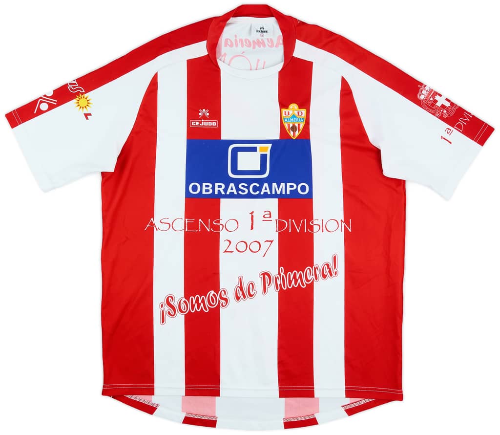 2007 Almeria 'Ascenso Primera Division' Shirt - 9/10 - (XL)