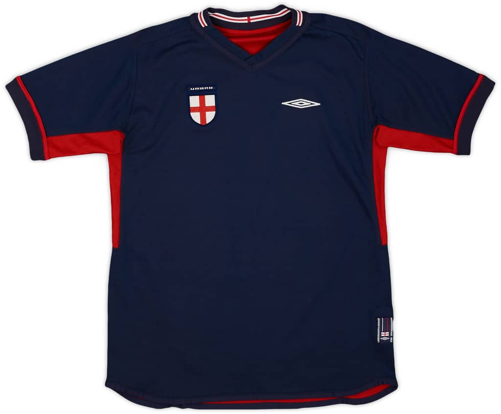 2002-04 England Away Shirt - 8/10 - (L.Boys)
