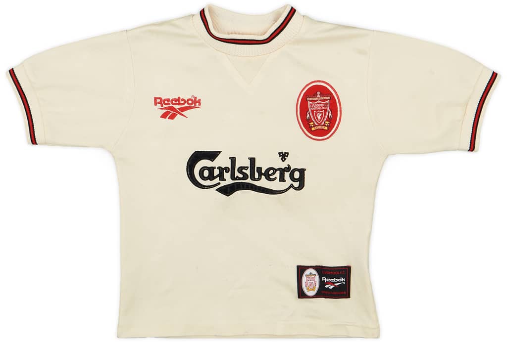 1996-97 Liverpool Away Shirt - 7/10 - (S.Boys)