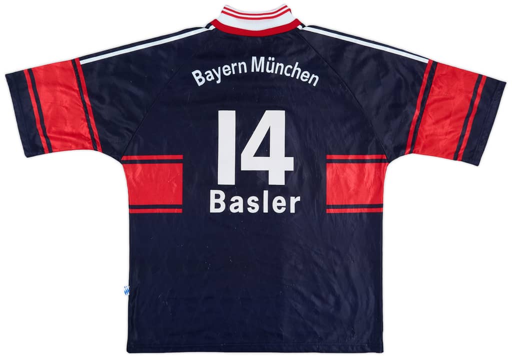 1997-99 Bayern Munich Home Shirt Basler #14 - 7/10 - (XL)
