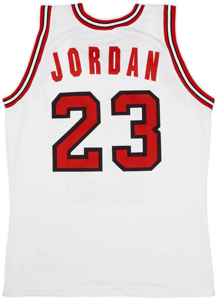 1991-98 Chicago Bulls Jordan #23 Champion Home Jersey - 8/10 - (S)