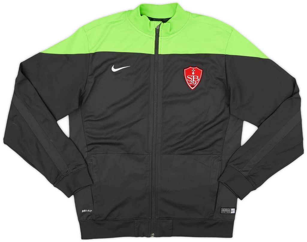 2014-15 Stade Brestois Nike Track Jacket - 9/10 - (XL.Boys)
