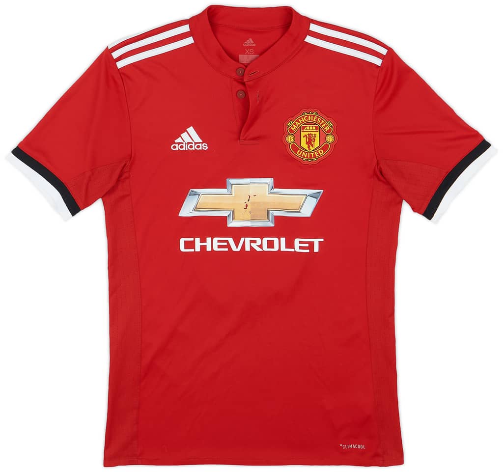 2017-18 Manchester United Home Shirt Pogba #6 - 5/10 - (XS)