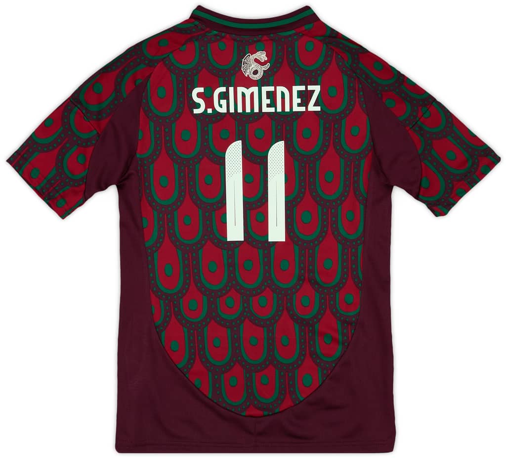 2024-25 Mexico Home Shirt S.Gimenez #11 (KIDS)