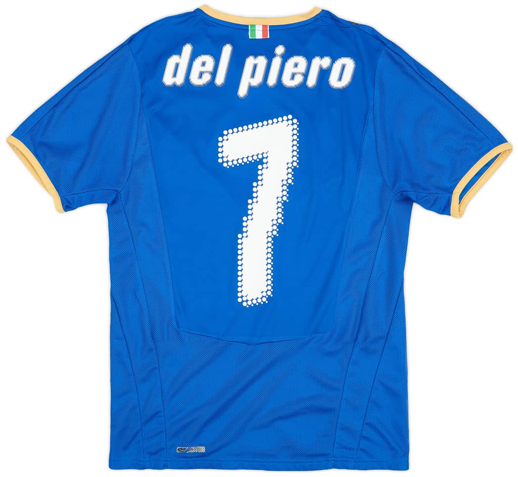 2007-08 Italy Home Shirt Del Piero #7 - 6/10 - (S)