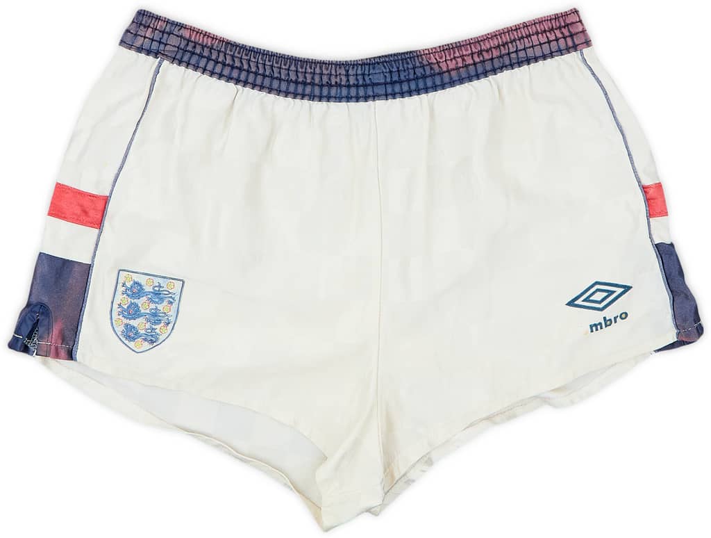 1987-89 England Alternate Home Shorts - 5/10 - (S)