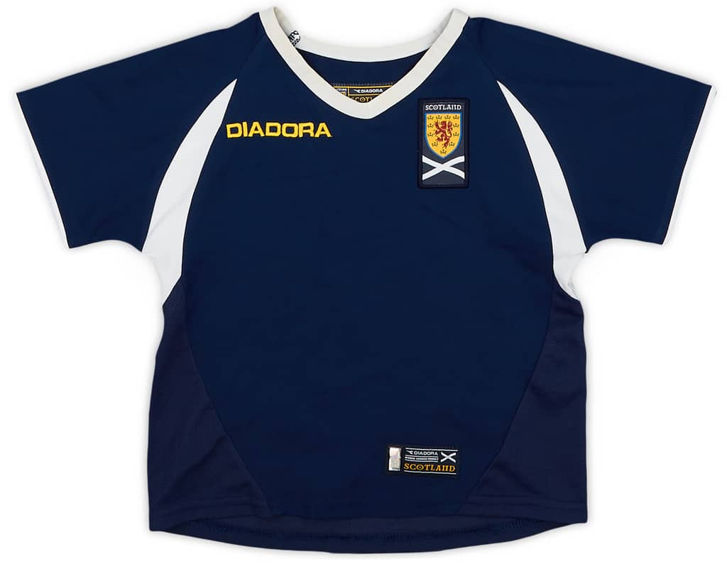 2003-05 Scotland Home Shirt - 8/10 - (1-2 Years)