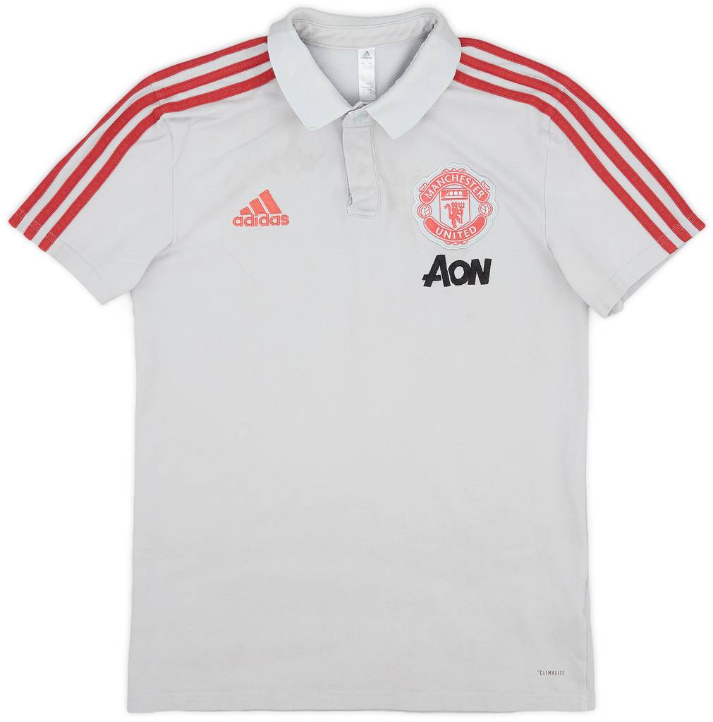 2018-19 Manchester United adidas Polo Shirt - 9/10 - (S)