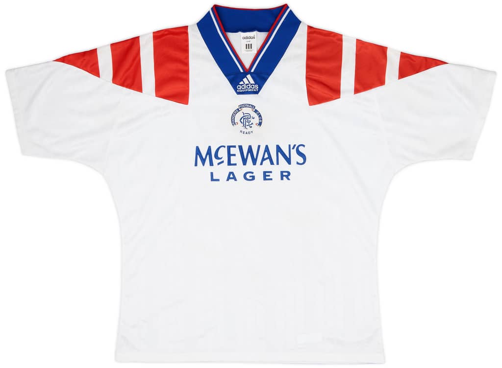 1992-93 Rangers Away Shirt - 8/10 - (L/XL)