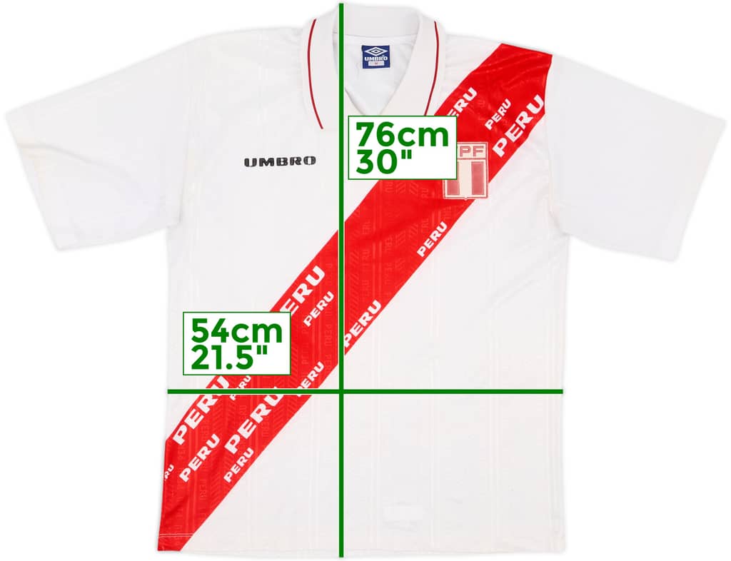 1996-98 Peru Home Shirt - 8/10 - (M)