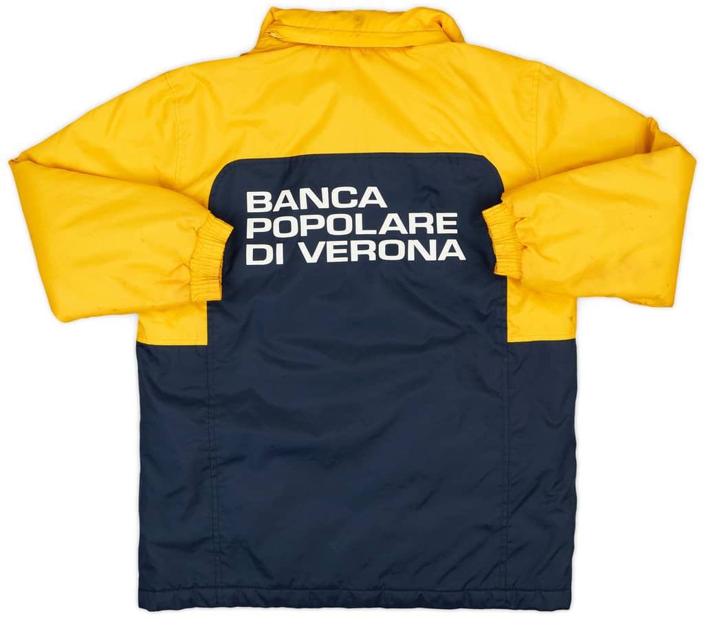 2005-06 Chievo Verona Lotto Padded Hooded Bench Coat - 4/10 - (M.Boys)